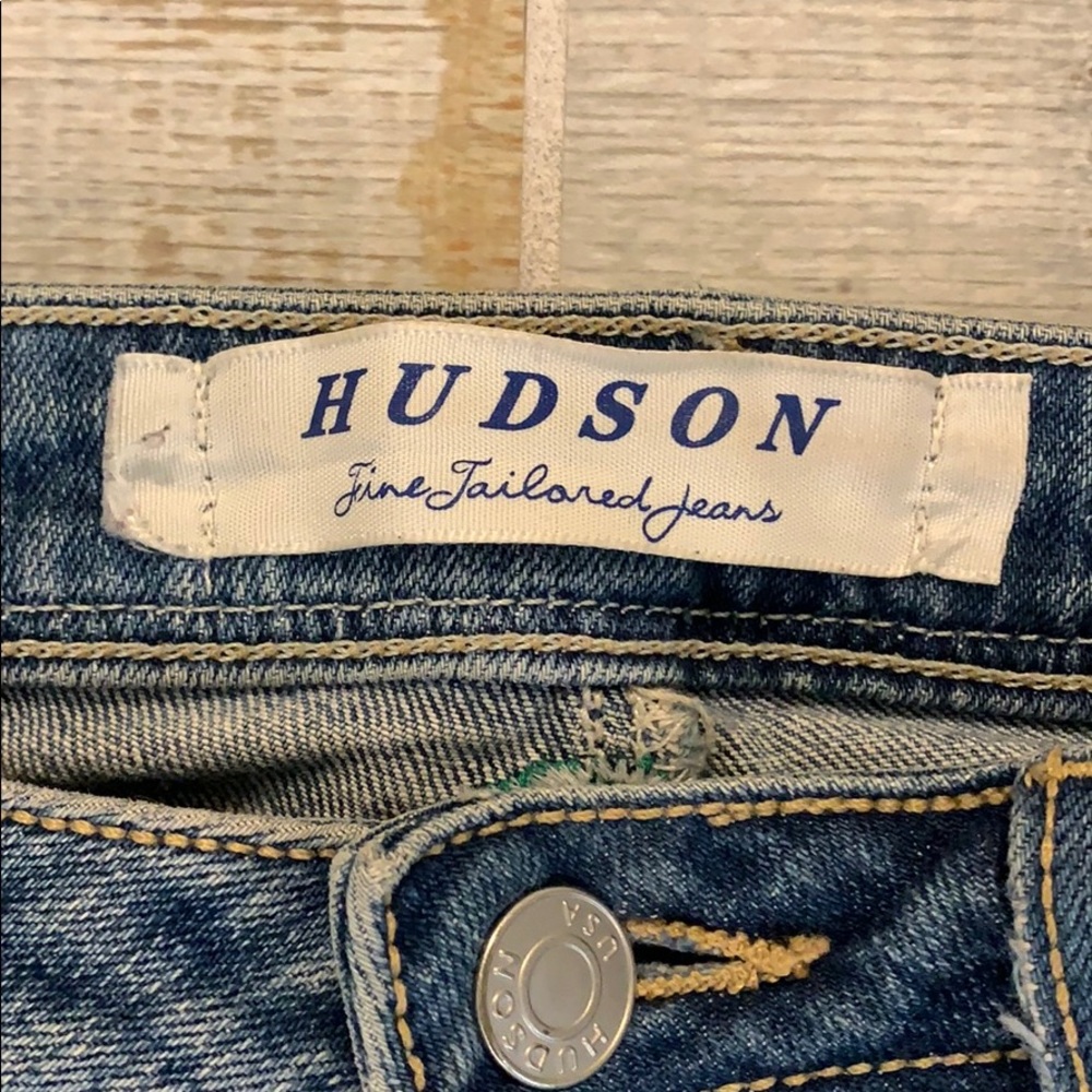 Bootcut tailored jeans
